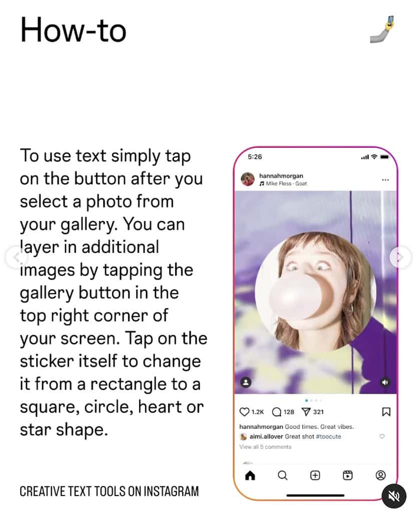 Instagram Allows to Add Texts, Stickers, and More Creative Tools to Photos